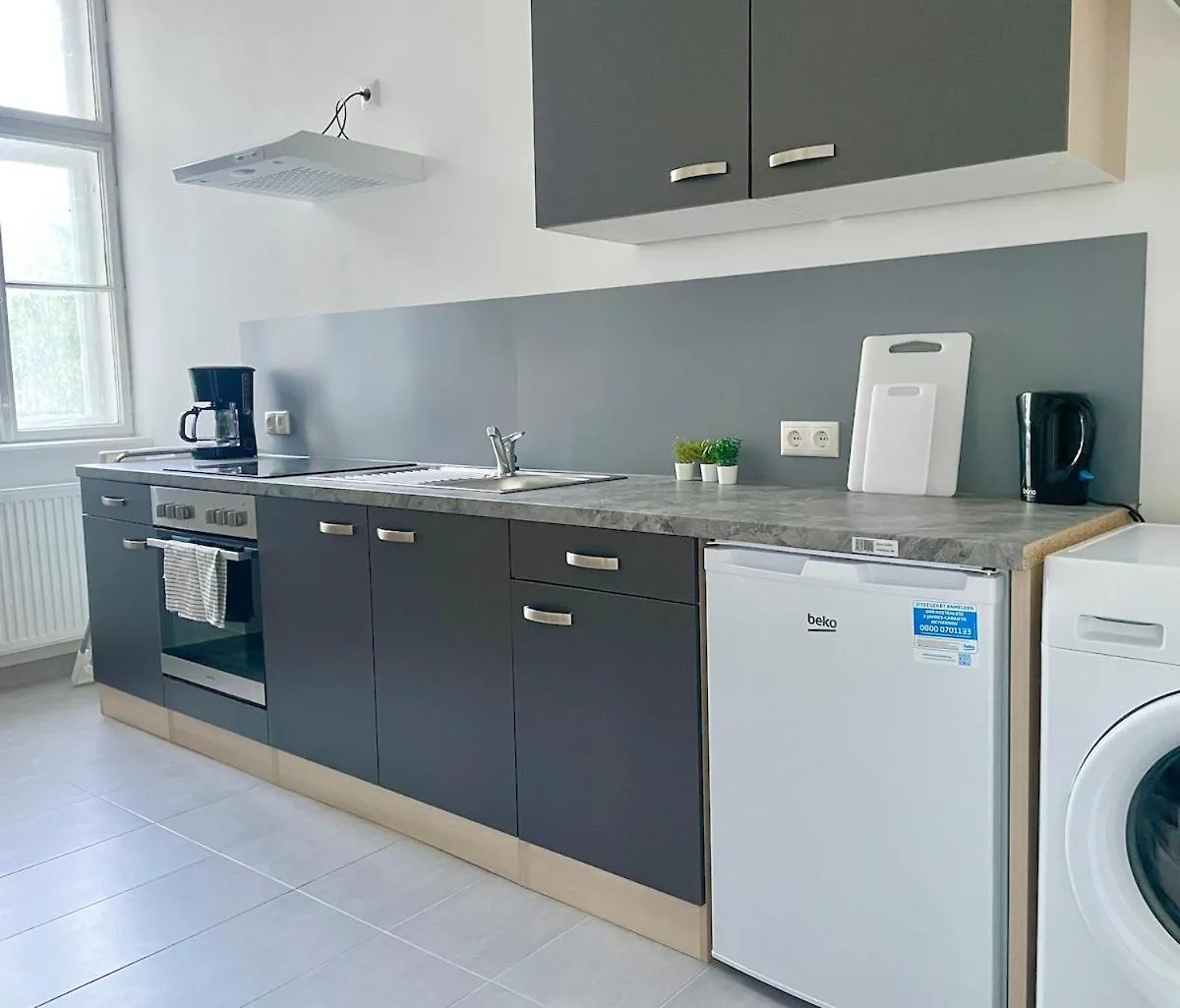 Sunny Central 70 M2 Long Term Apartment With Free Parking Vienna